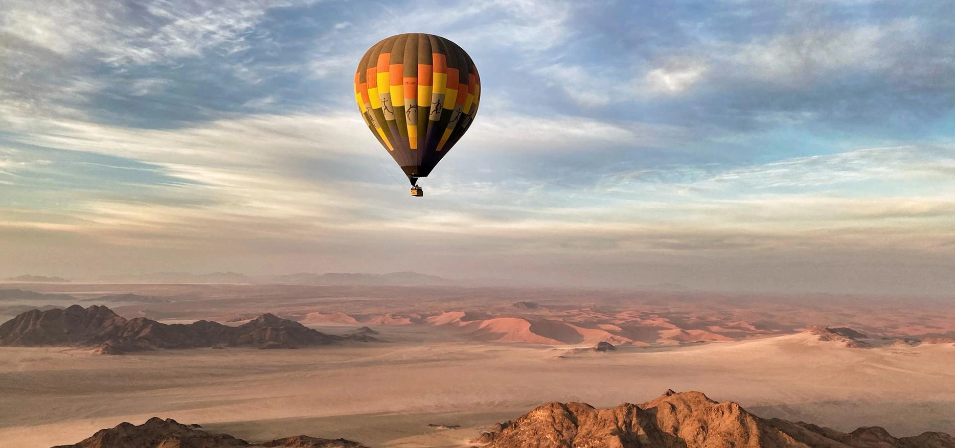 Hot Air Ballooning Over the Namib Desert