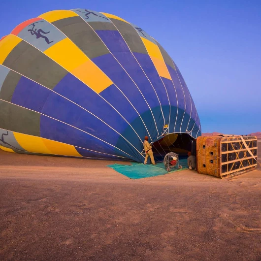 Hot air balloon safari