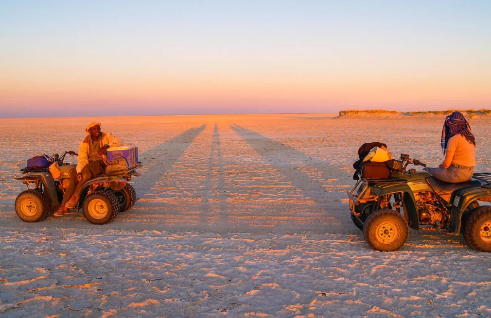 Makgadikgadi Salt Pans Sunset